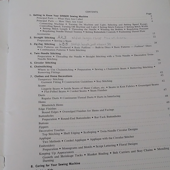 Vintage Original Singer Instruction Booklet for Touch & Sew 635 (1968) - Picture 3 of 12